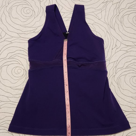 [6] Purple Lululemon Deep V Athletic Tank - Picture 11 of 14